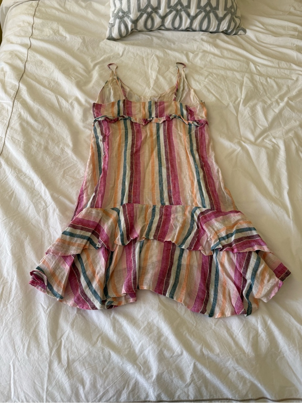 Rails Striped Ruffle Dress - Picture 3 of 4